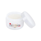 Open jar of SANA Soy Milk Isoflavone All-in-One Gel showing smooth moisturizing cream texture