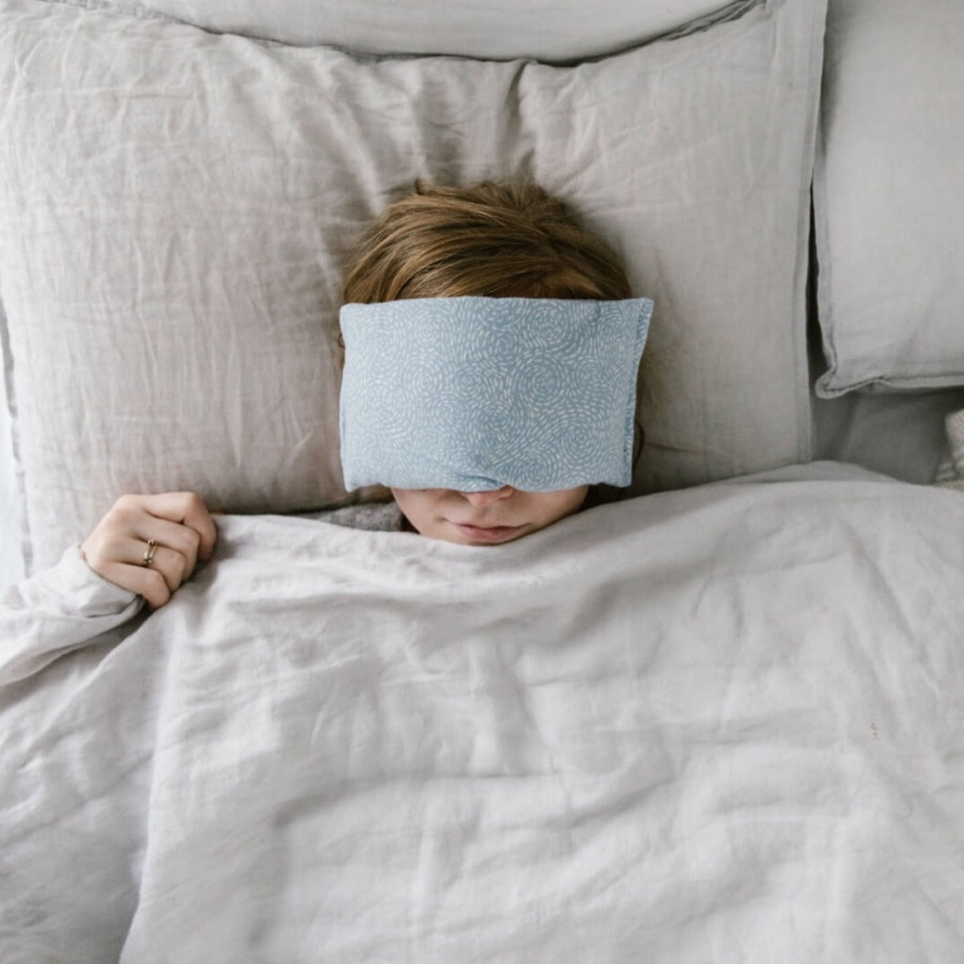 Secret Forest Lavender Eye Pillow with Organic Lavender and Flax Seeds