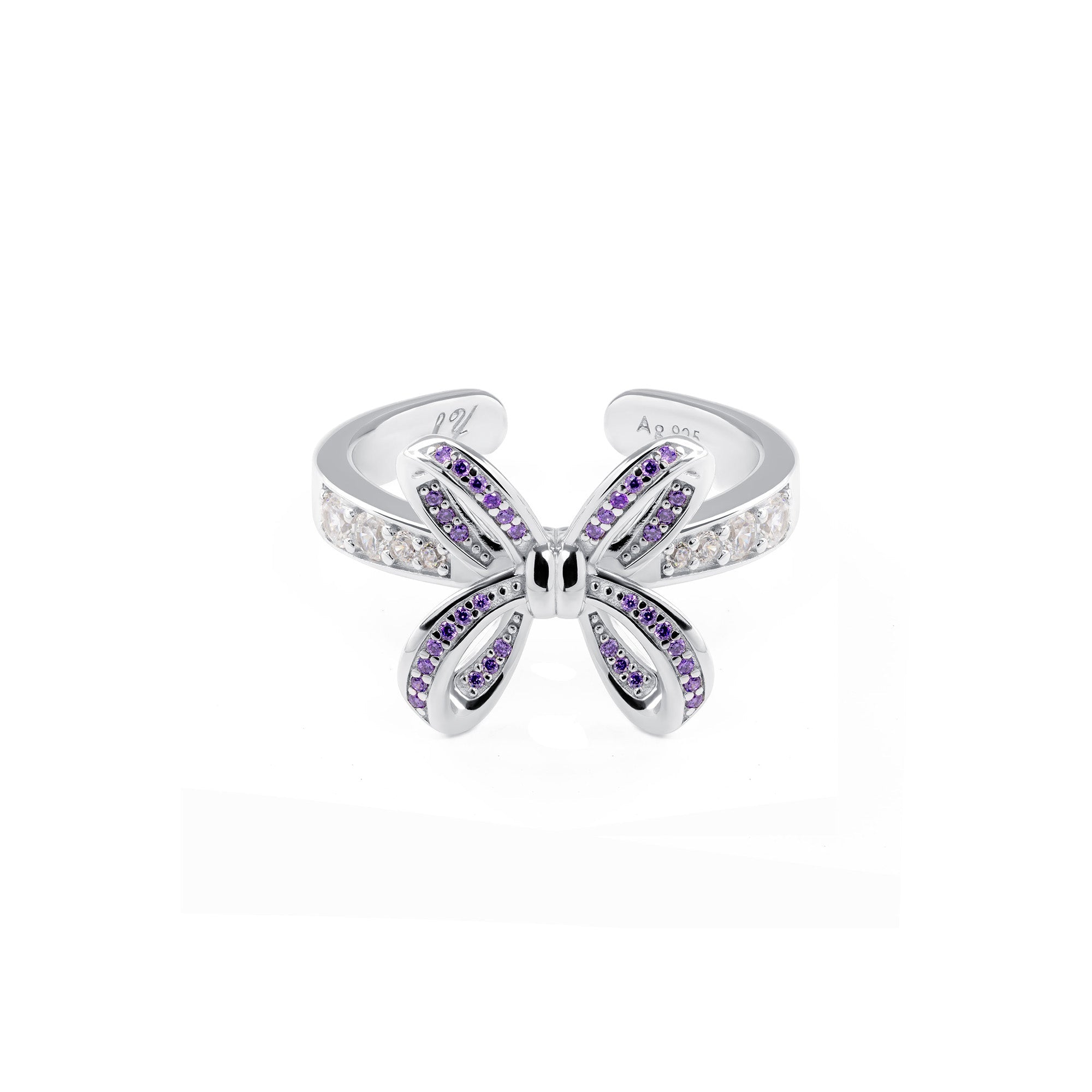 Blissful Knot Ring Silver