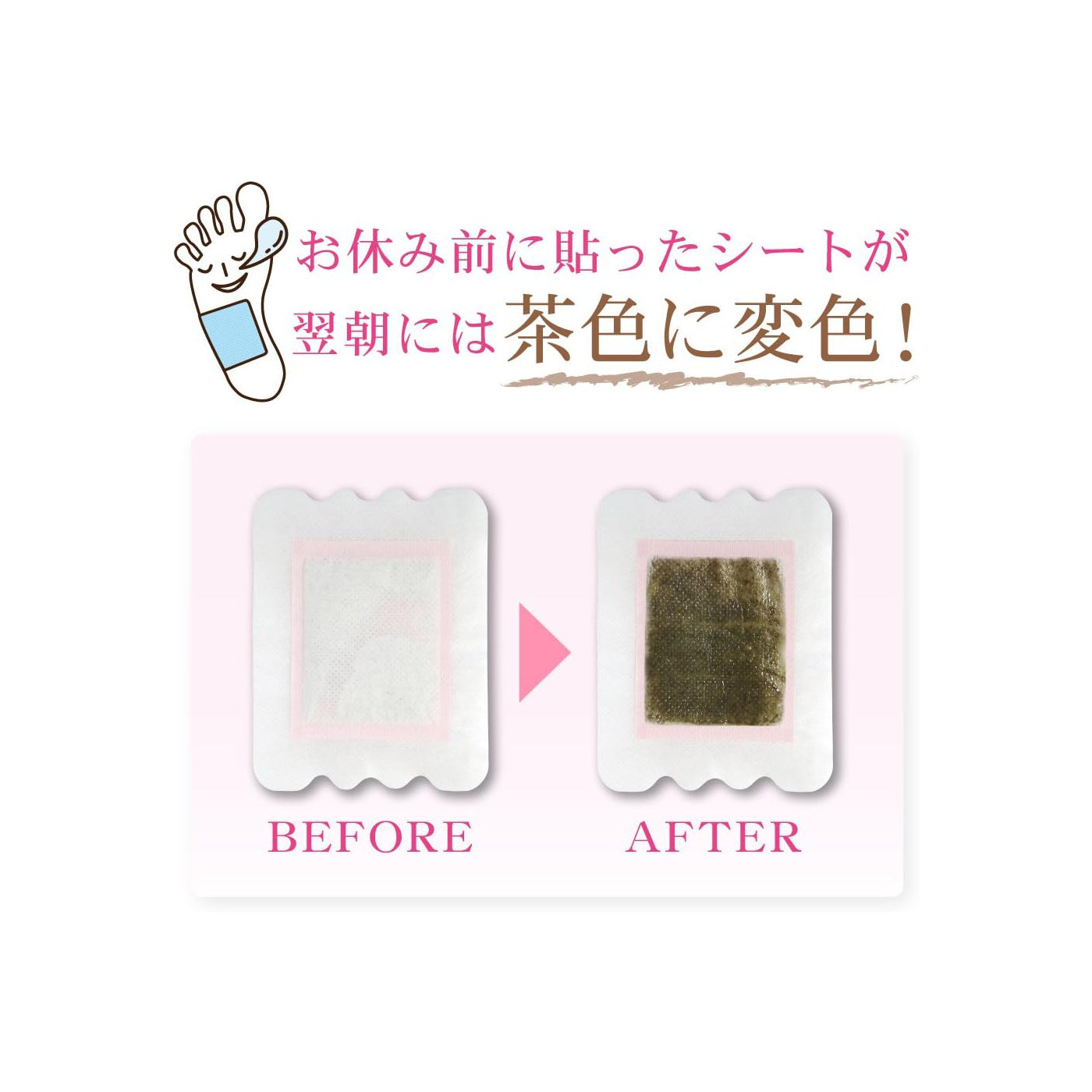 Sosu Perorin Refreshing Overnight Foot Detox Pads with Wood Vinegar & Herbal Extracts