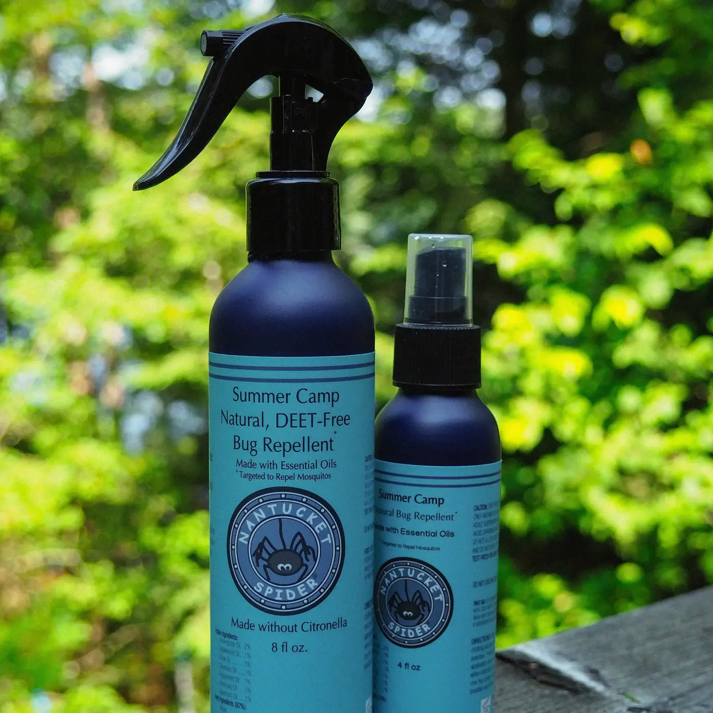 Strong DEET-free mosquito repellent with essential oils