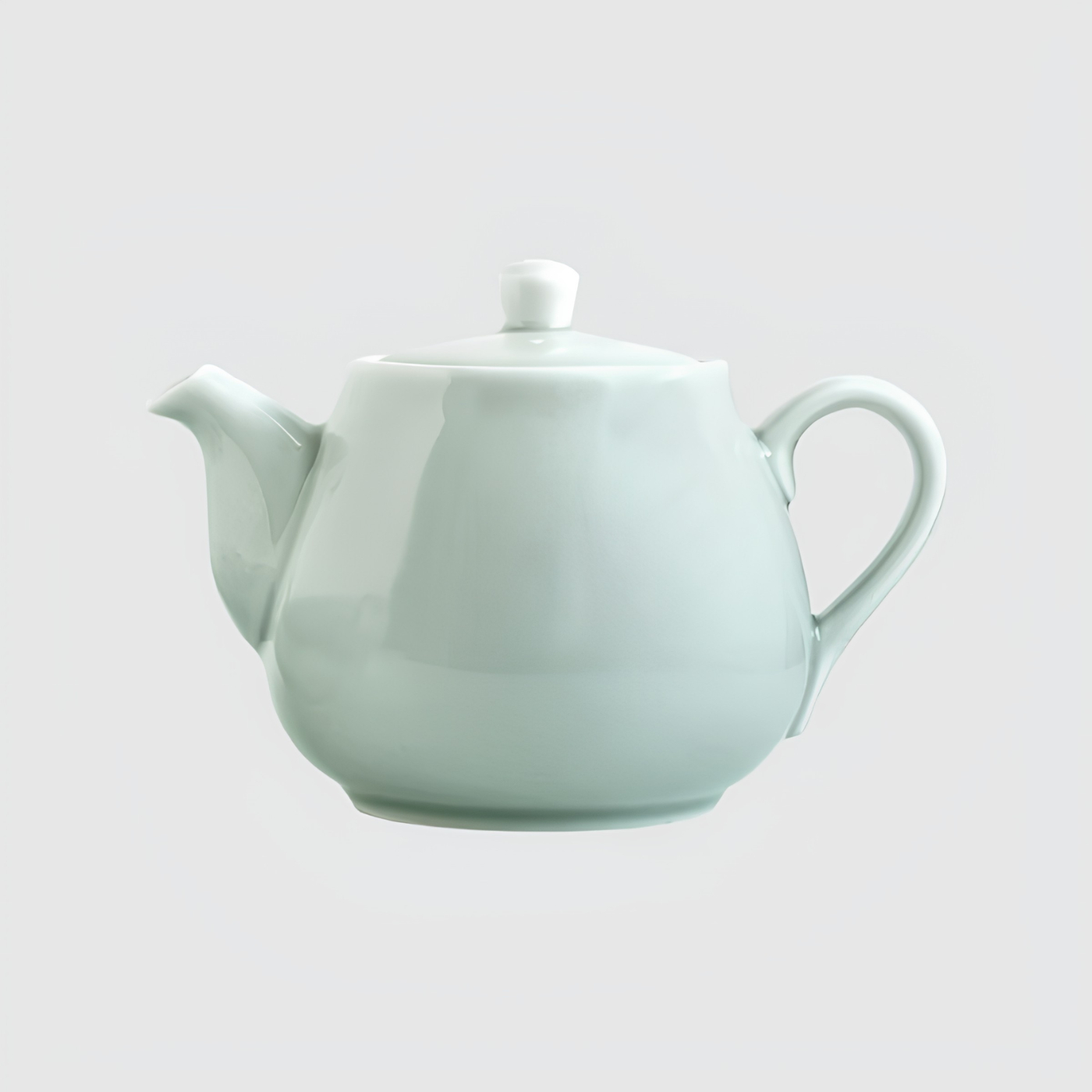 Taiwanese celadon ceramic tea set with five cups