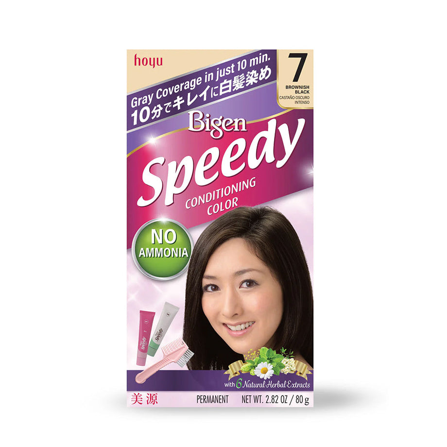 Hoyu Bigen Hair Color Speedy No.7 Brownish Black