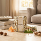 Tyler Candle Company Wishlist 15-Hour Boxed Votive Candle with warm spicy fragrance