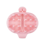 op view of Vess Bihatsu Shampoo Brush showing silicone bristles