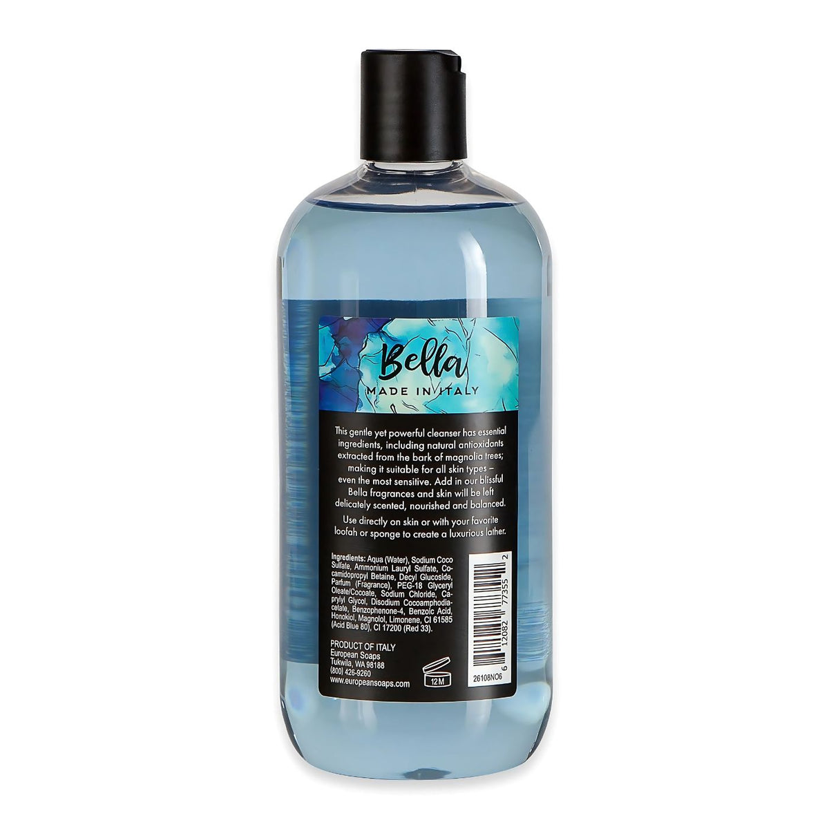 Via Mercato Bella Black Currant and Orange Blossoms shower gel