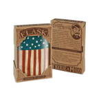 Stainless steel outdoor flask with Old Glory design