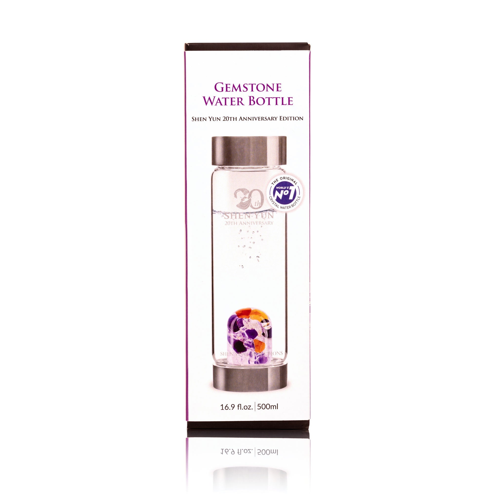 Gemstone Water Bottle Package 1 - Shen Yun 20th Anniversary Edition