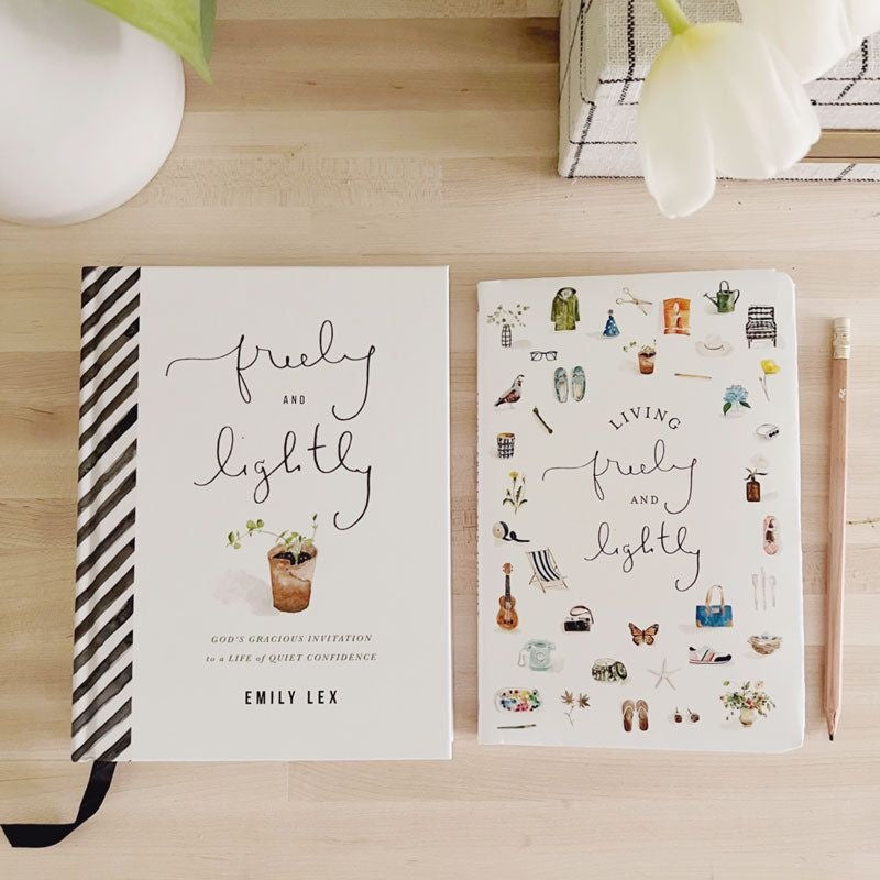 Emily Lex devotional journal with Scripture and prompts