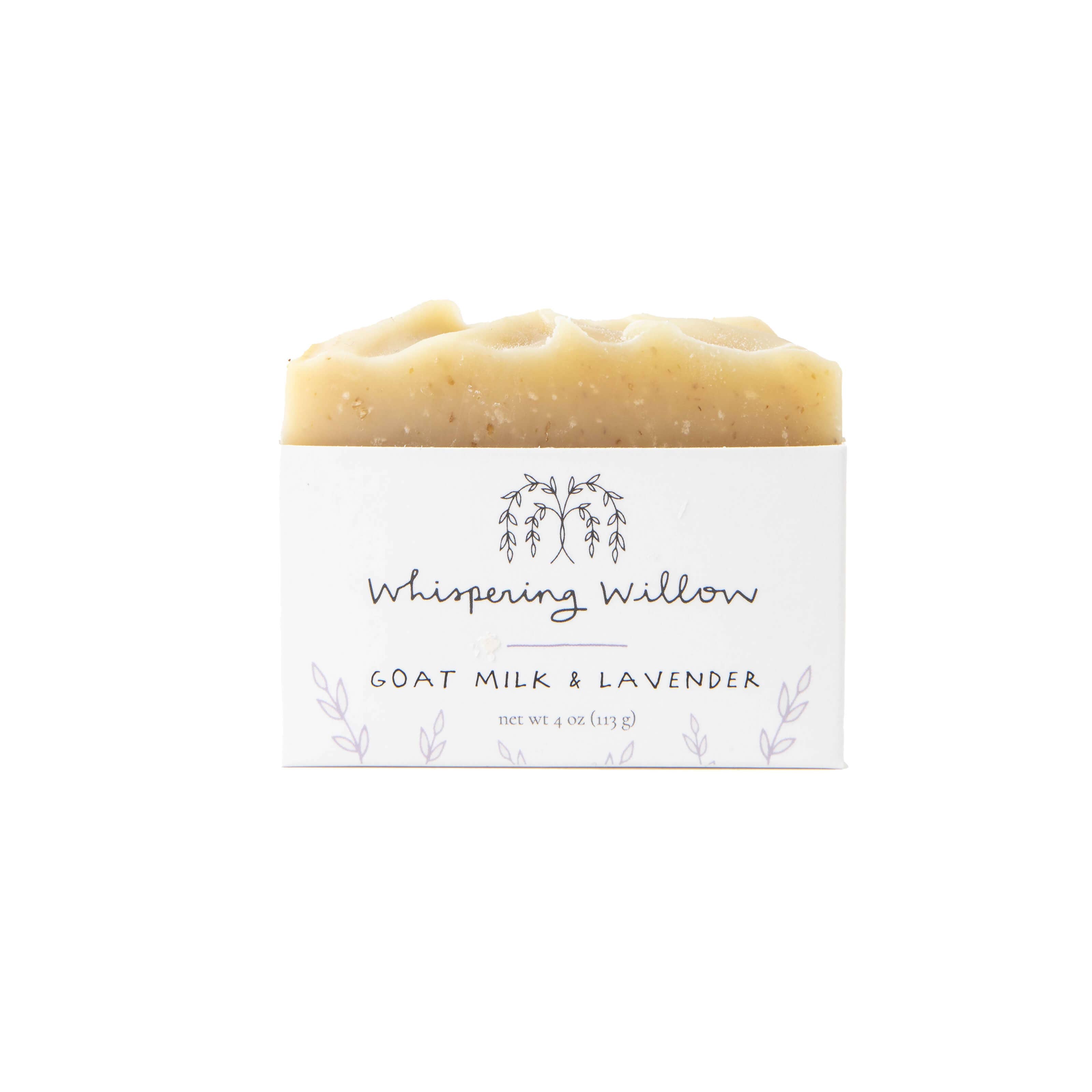 Whispering Willow Goat Milk Lavender Bar Soap