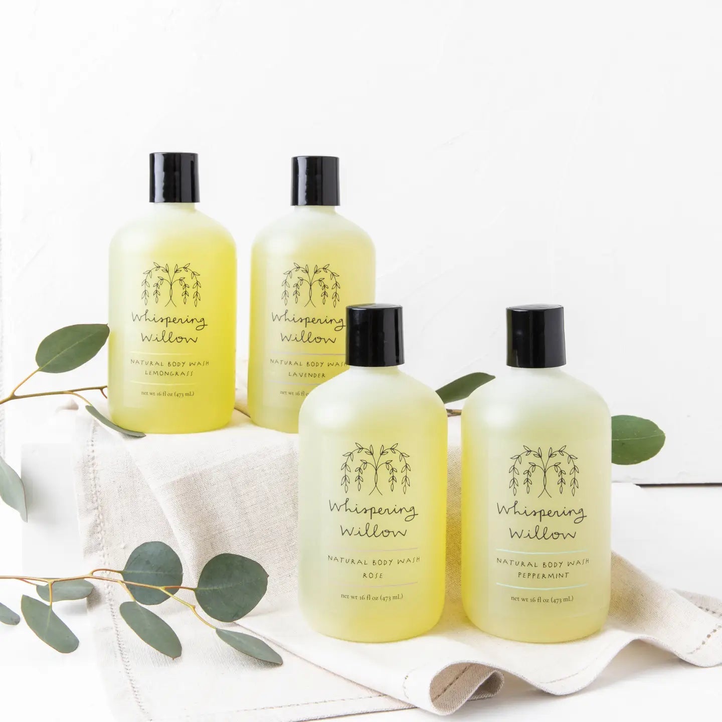 Organic lemongrass hand and body wash by Whispering Willow
