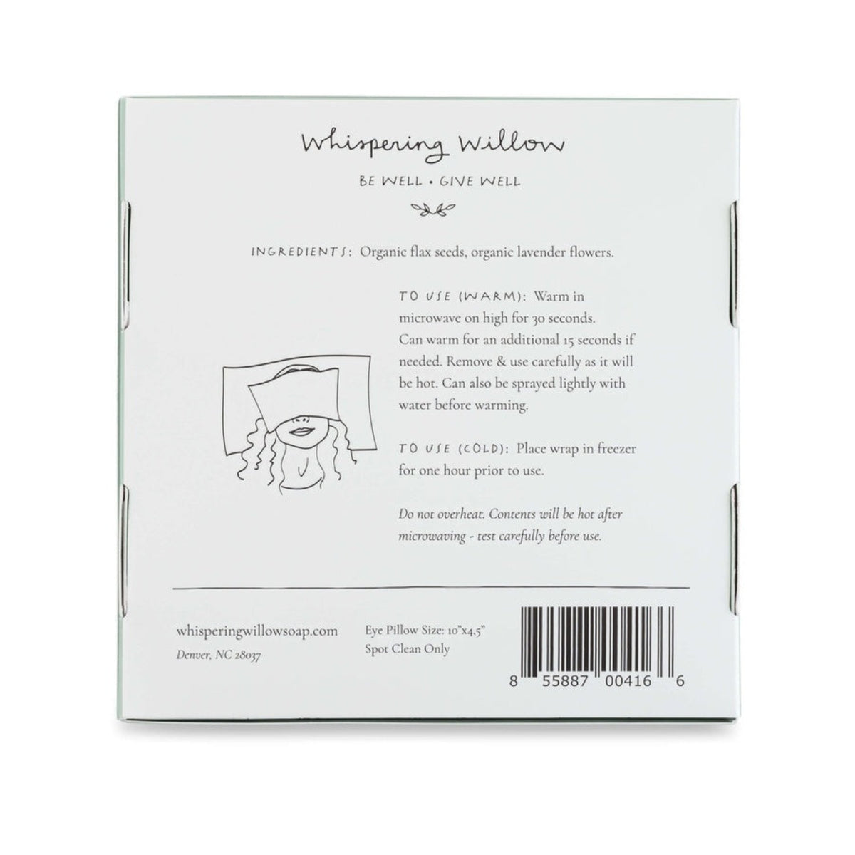 Whispering Willow Secret Forest Lavender Eye Pillow
