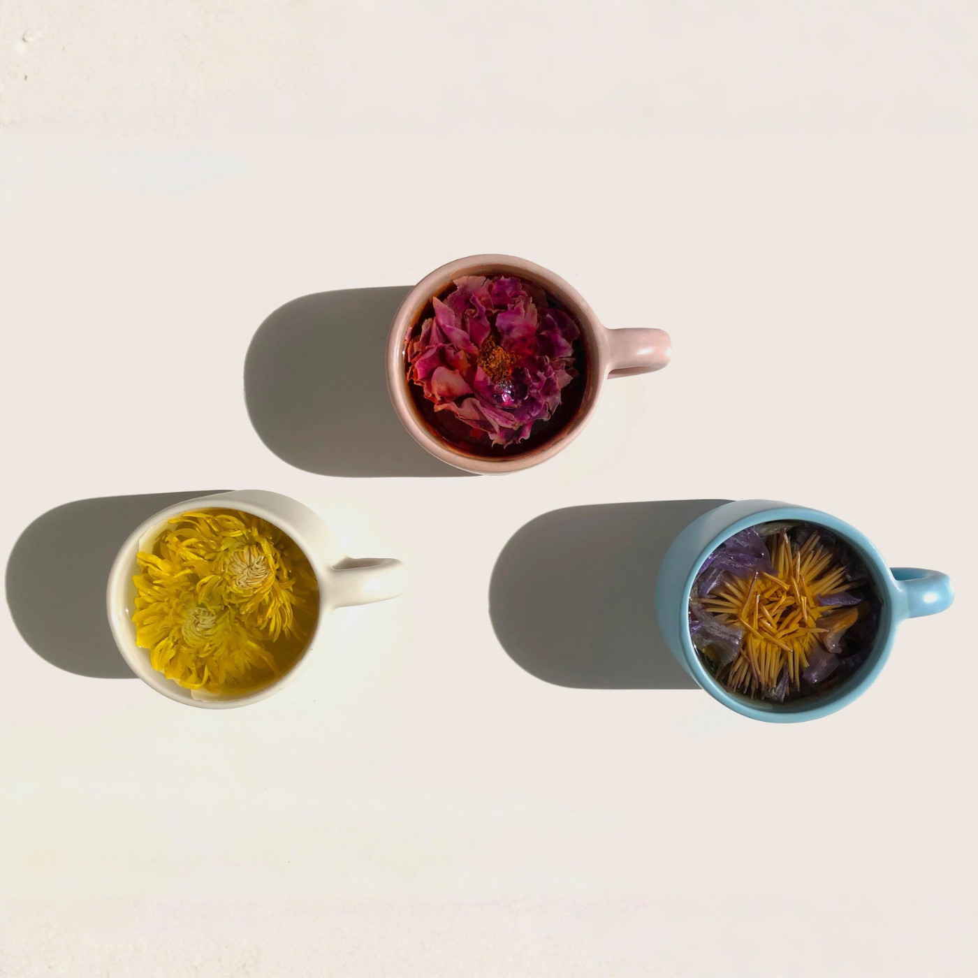 Organic whole flower tea gift collection by The Qi