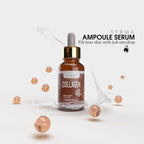 Close-up texture of collagen serum essence