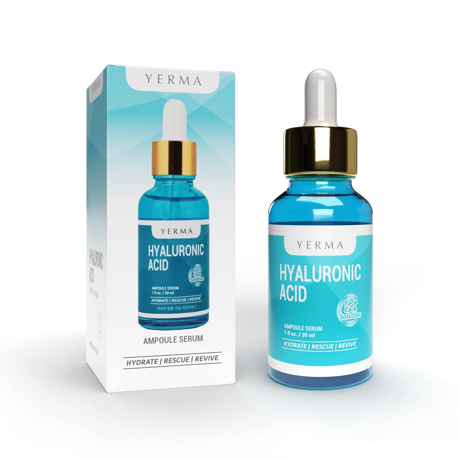 Yerma hyaluronic acid ampoule serum for deep hydration
