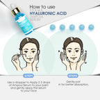 Yerma hyaluronic acid serum bottle packaging