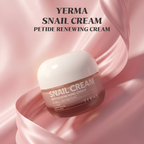 Yerma snail peptide cream packaging jar