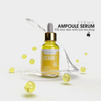 Close-up of vitamin C serum texture lightweight essence