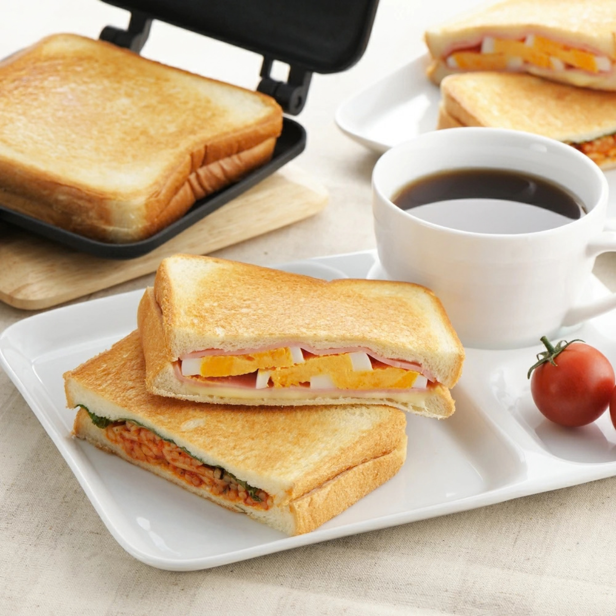 Yoshikawa ATSU Hot Sandwich Maker open cooking surface