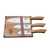 3 Santoku Knives Set with Cutting Board