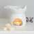 White Angel Wing Dish Oil Burner