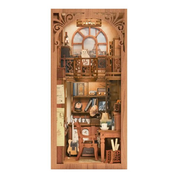 DIY Book Nook Kit - The Secret Rhythm with Dust Cover